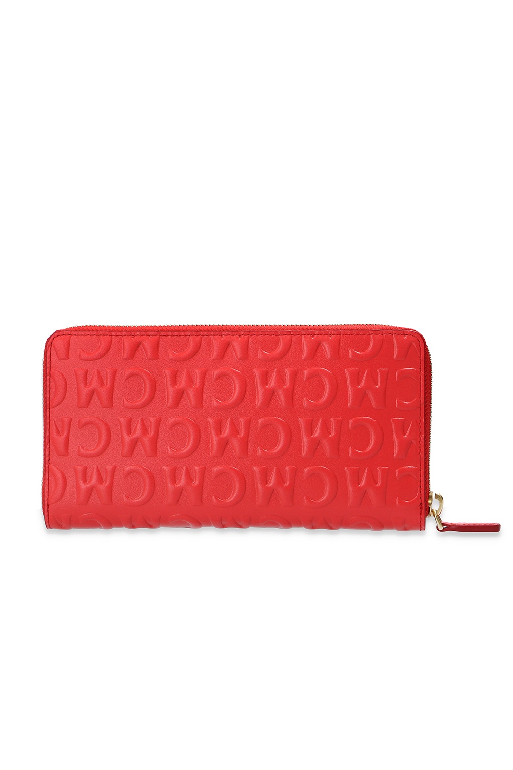 Red mcm wallet sale